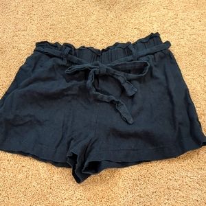 High Waisted Bow Tie Shorts